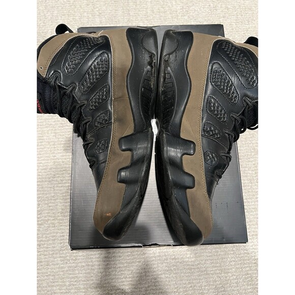 Rare Nike Air Jordan 9 Sz 9.5 Retro 2012 Olive OG Leather 1 2 3 4 5 6 7 8 11 12 - Picture 4 of 9
